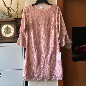 Pink Lace Dress